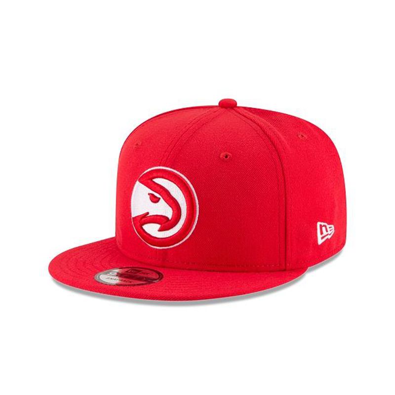 NBA Atlanta Hawks Basic 9Fifty Snapback (CVO9038) - Red New Era Caps